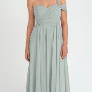 Jenny Yoo Mira Convertible Bridesmaid Dress - Morning Mist- Size 4